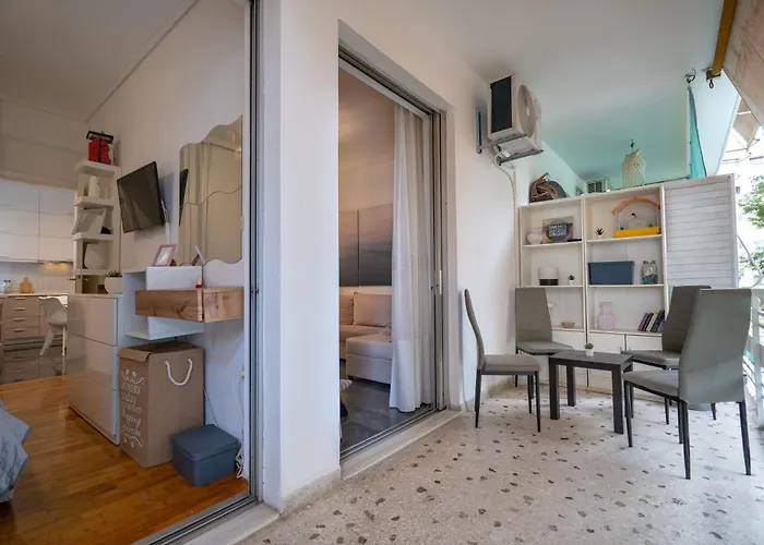 Neo Irakleio Train St. 1 Bedrm 4 Pers. Apartment