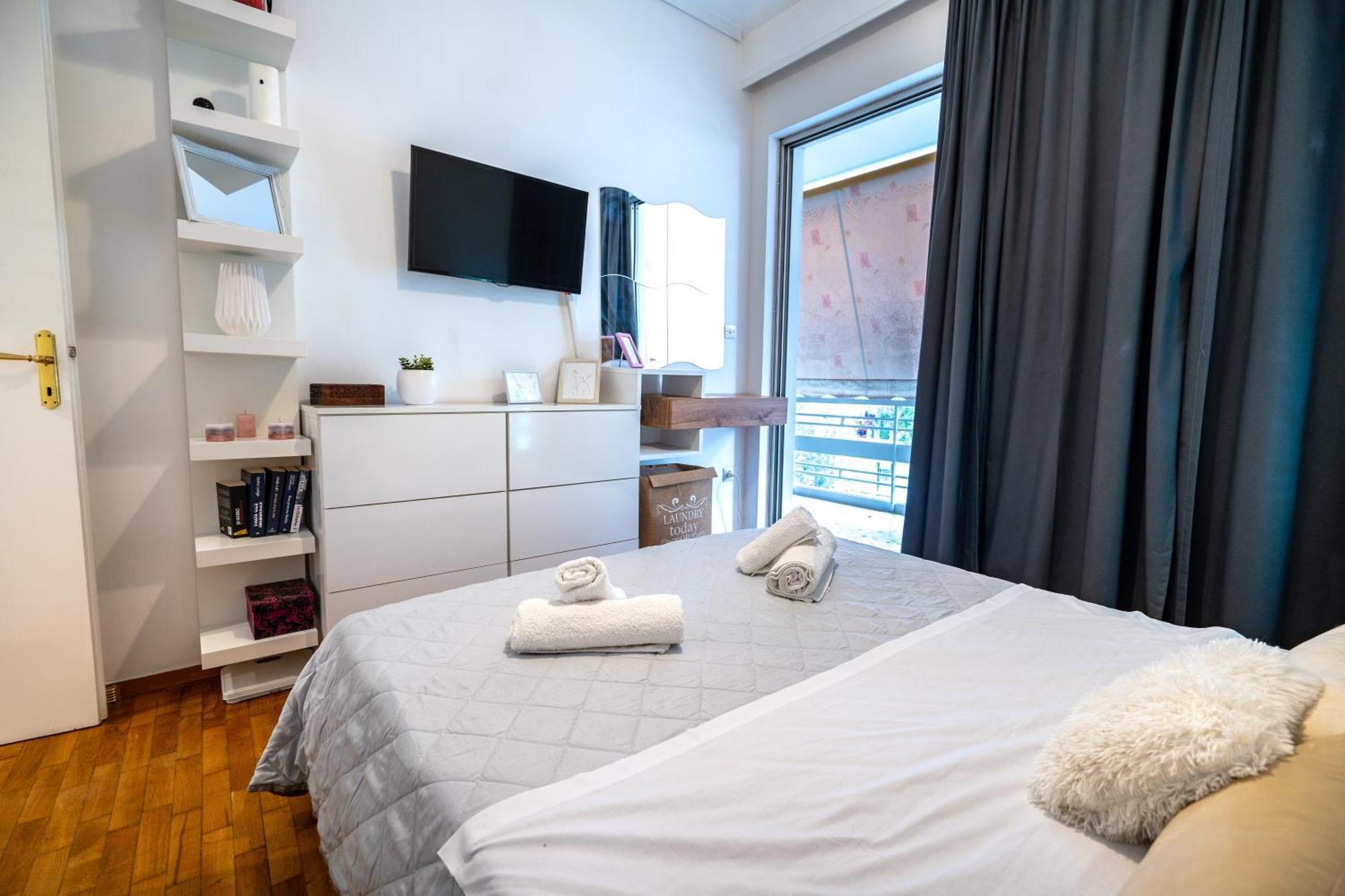 Apartment Neo Irakleio Train St. 1 Bedrm 4 Pers. Athens